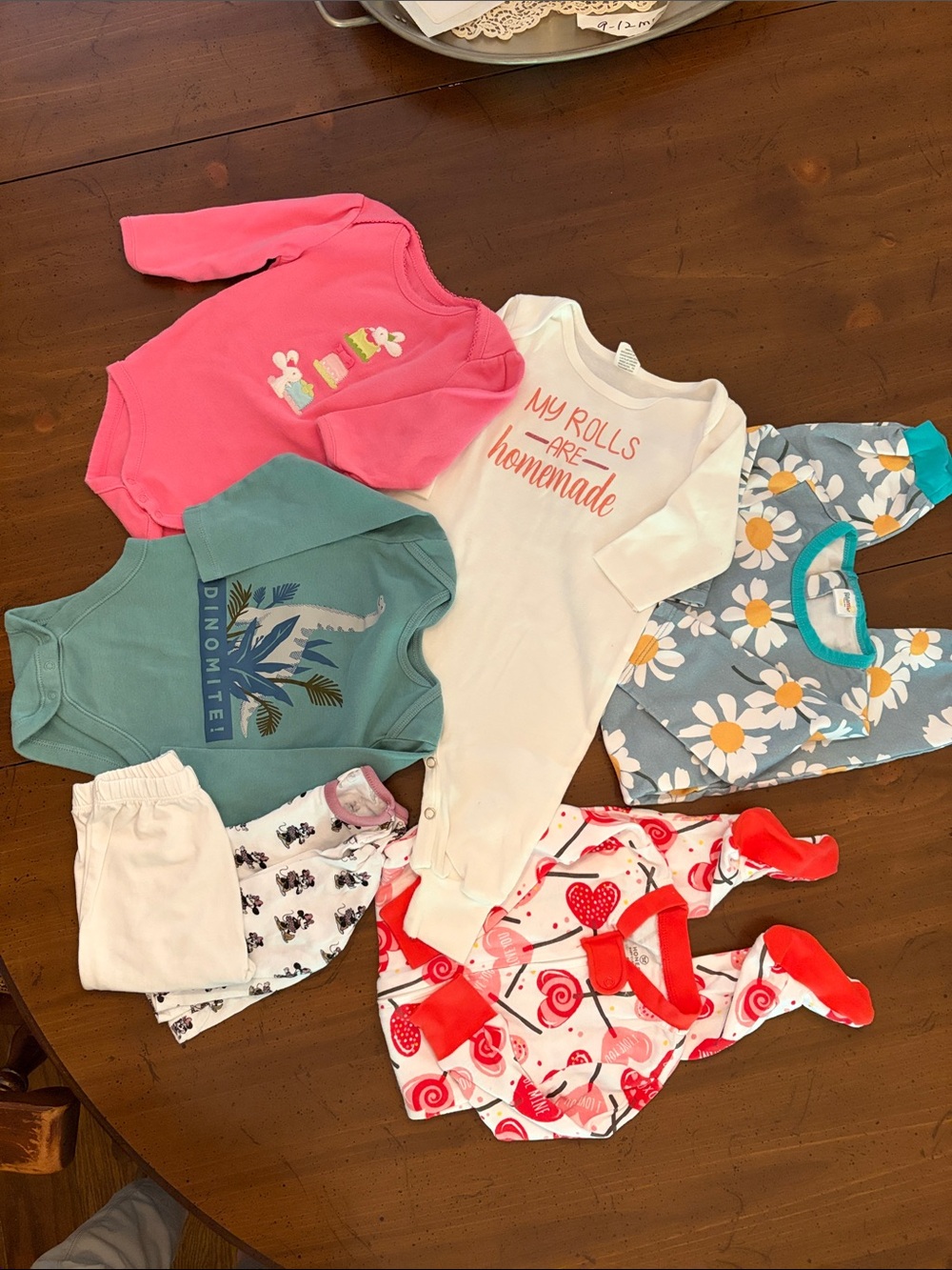 Baby 6-12M Onesies and 2pc outfits